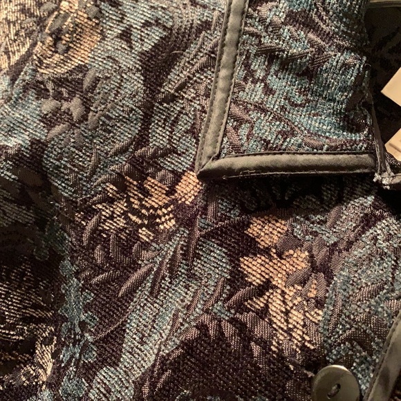 C.J. Banks 2x black, teal& taupe embroidered jacket - Picture 7 of 11